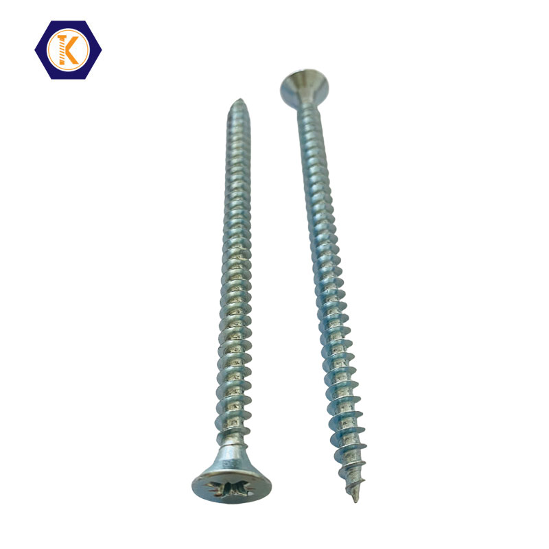 ¿Qué hace que el tornillo para aglomerado Torx de cabeza plana galvanizado sea la mejor opción para una fijación duradera de la madera?